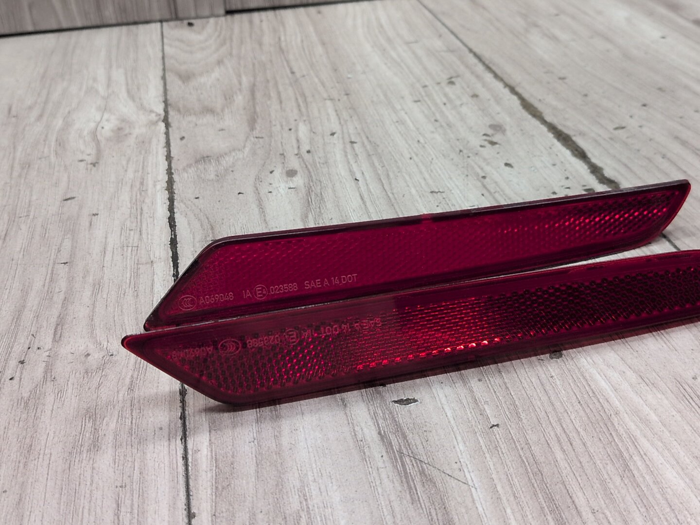 2016-2022 BMW 750i G12 Rear Left Right Bumper Reflectors SET 8063197 OEM