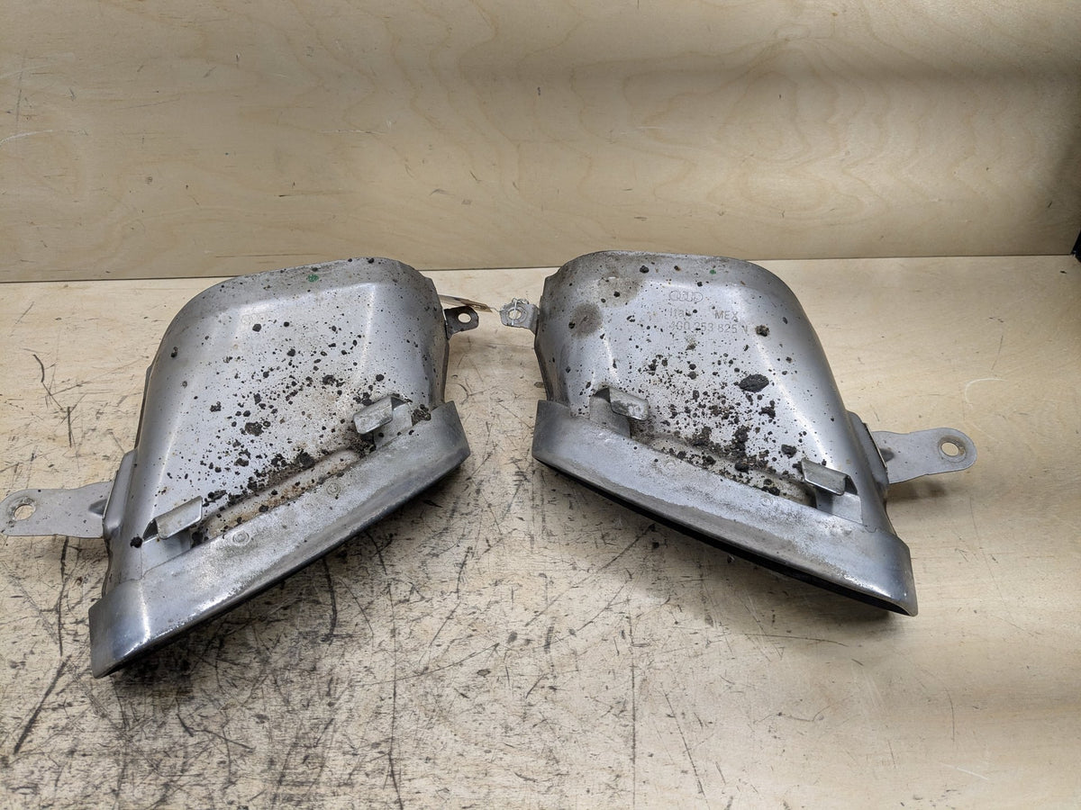 2012-2018 Audi A6 C7 Rear Left Right Exhaust Muffler Tips SET 4G0253825P OEM
