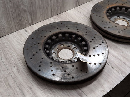 2017 BMW X6 F86- Front Left Right Brake Disc Rotors SET