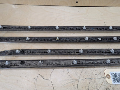 2016-2022 BMW 750i G12 Front Rear Left Right Exterior Door Trim Molding SET 7364354