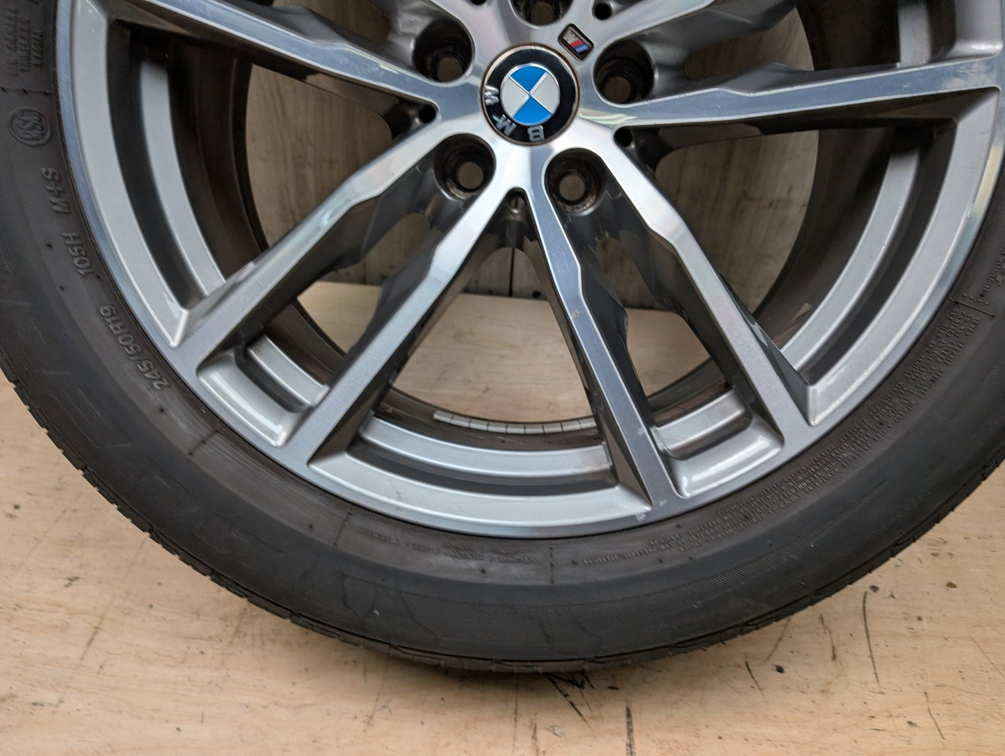 OEM BMW G01 G02 X3 X4 Wheel Rim 19x7.5 ET32 LM Rad Doppelspeiche Style 698M