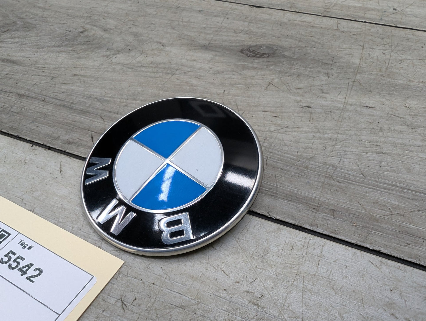 OEM BMW E90 F02 F22 F30 F32 F36 F80 F87 M3 M4 Rear Trunk Lid Round Emblem 74mm