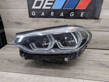 18-21 OEM BMW G01 G02 F97 F98 X3 Left Driver ICON Adaptive Headlight + Modules