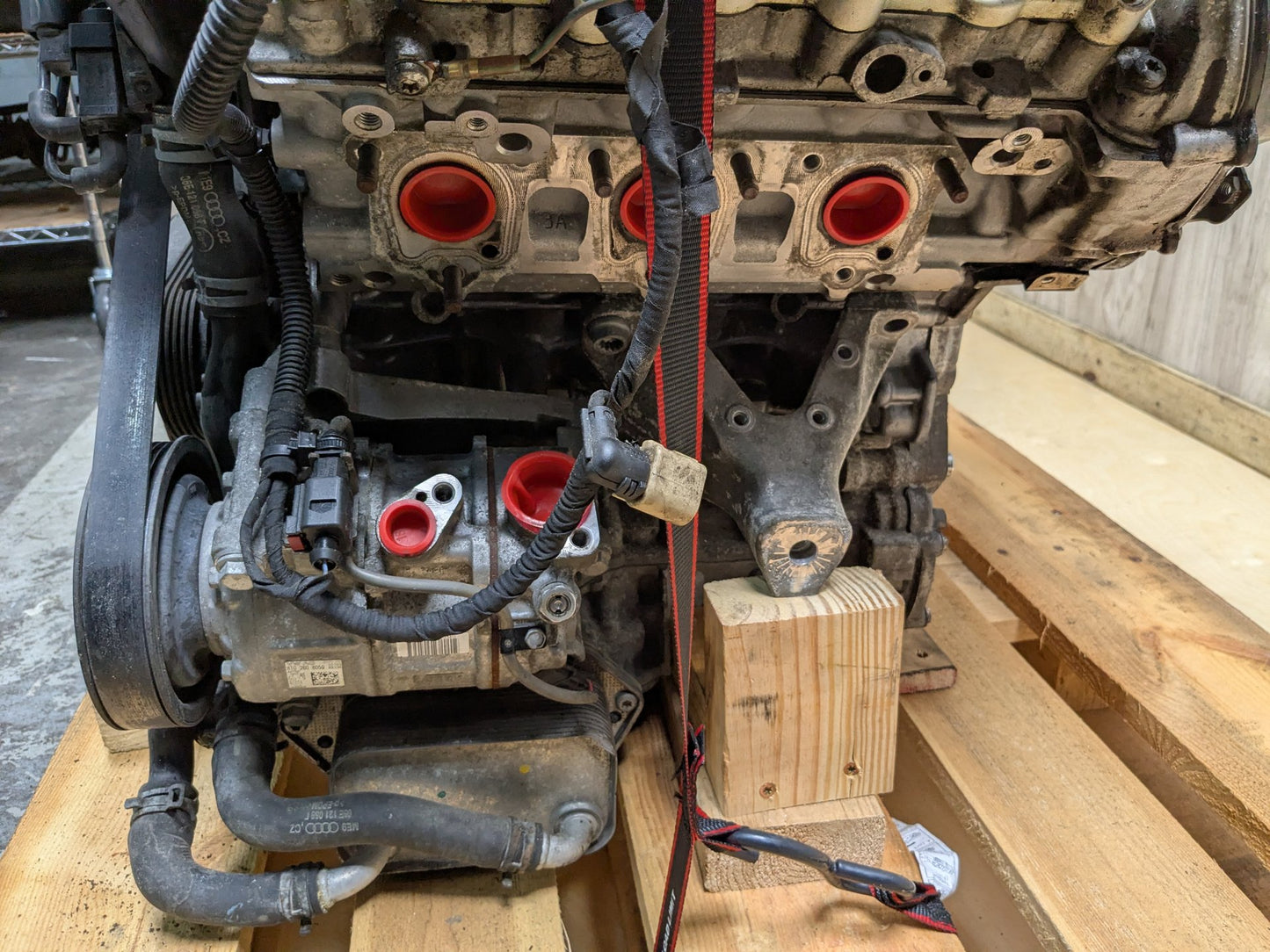 13-17 AUDI S4 S5 SQ5 A6 A7 3.0L CTUB Supercharged Motor Engine Assembly OEM TESTED 148k