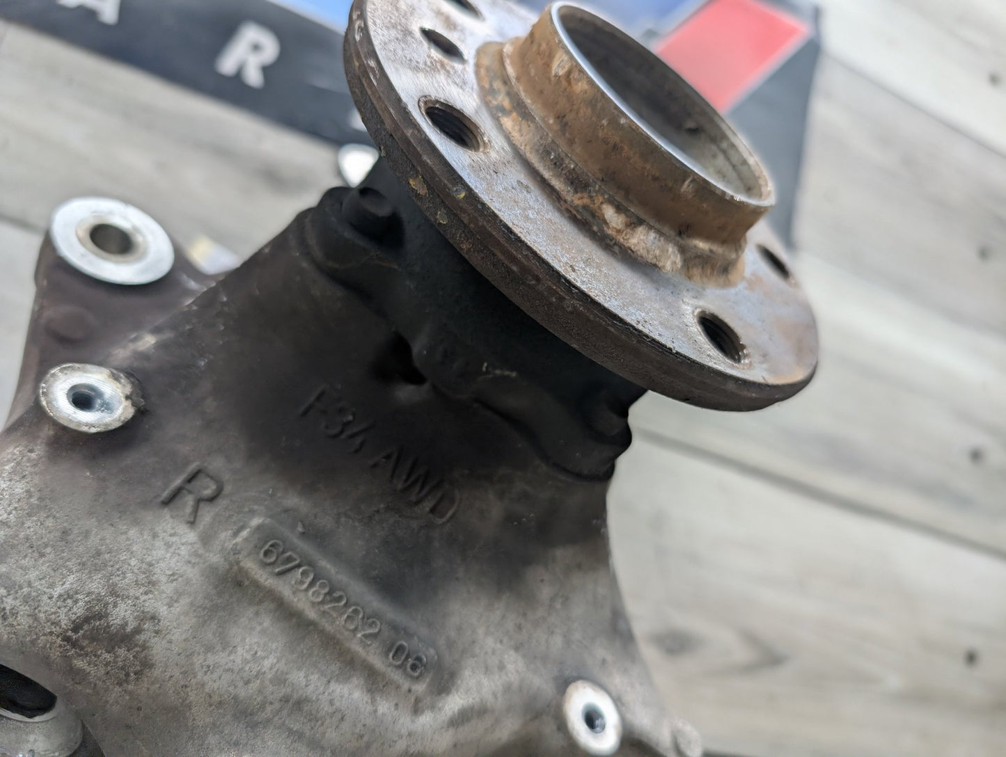 2014-2019 BMW F34 3 Series Front Right Passenger Spindle Hub Carrier Knuckle OEM