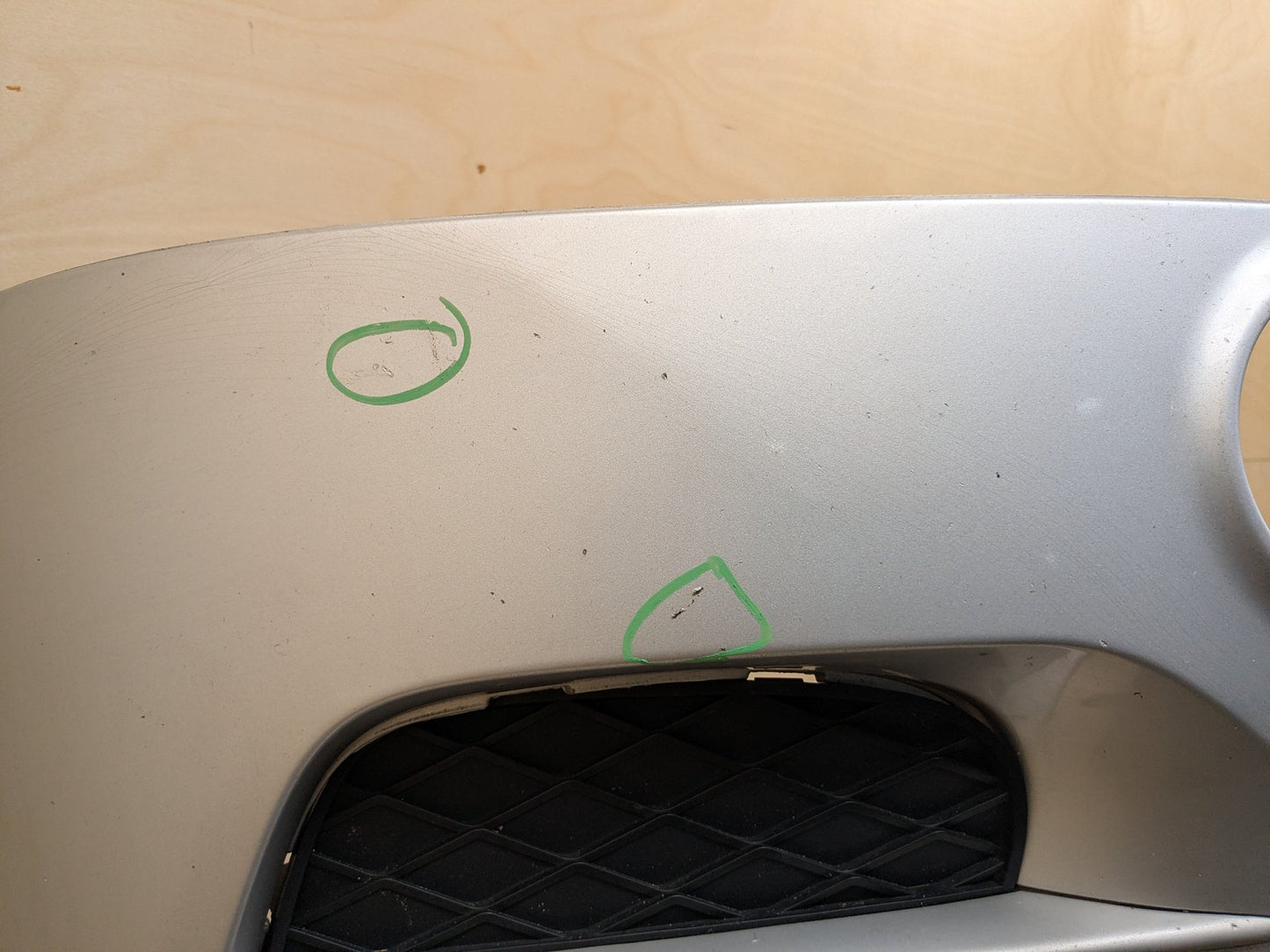11-13 BMW X5 E70- Front Bumper Shell Cover Panel Assembly Silver 354