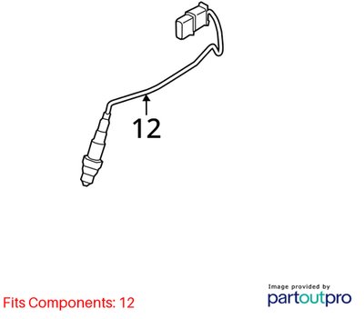2011-2017 BMW X3 F25 Cat Catalytic Oxygen O2 Lambda Probe Sensors SET 7589122