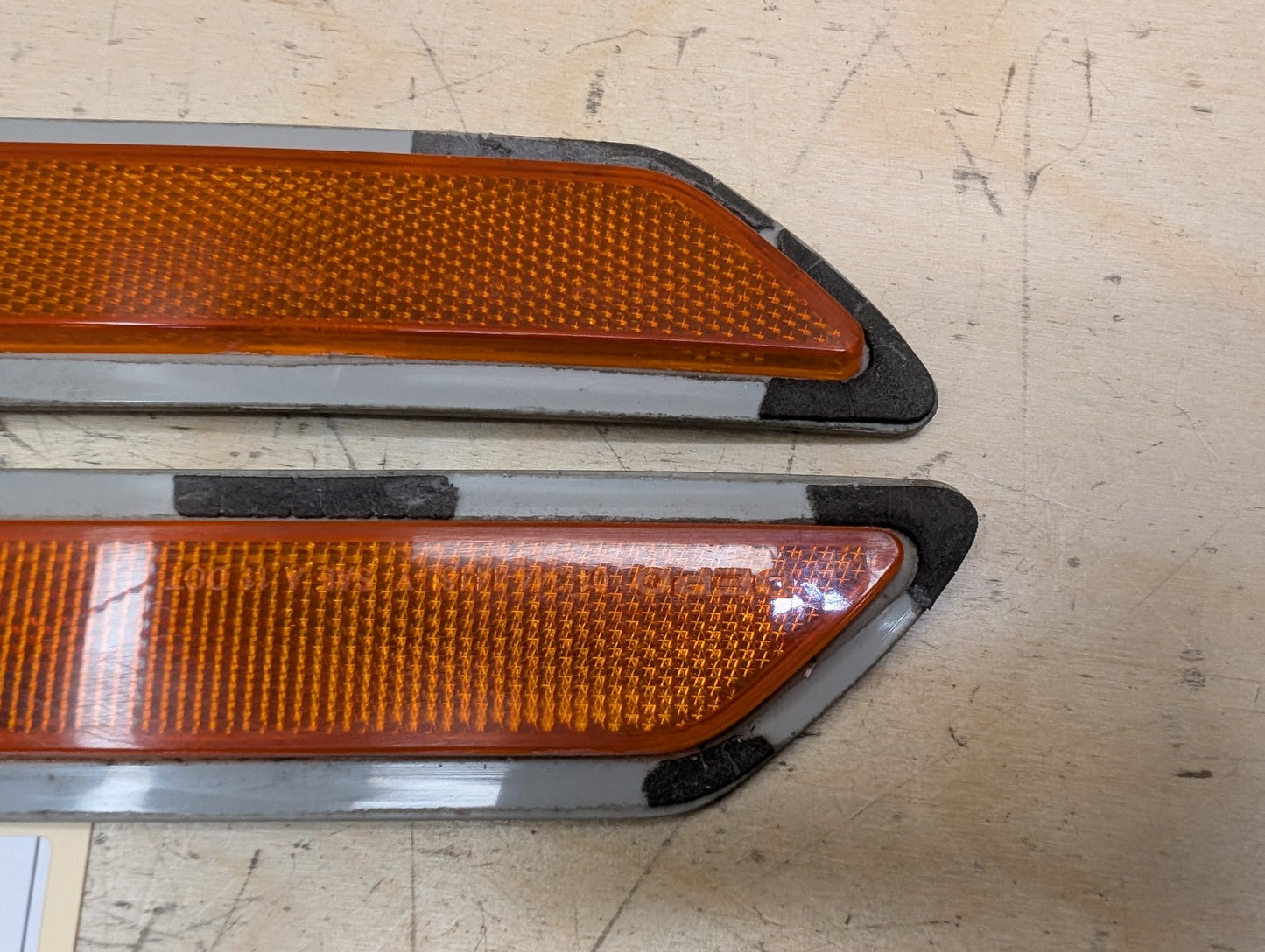 2012-2018 BMW 328i F30 Front Left Right Bumper Reflectors SET