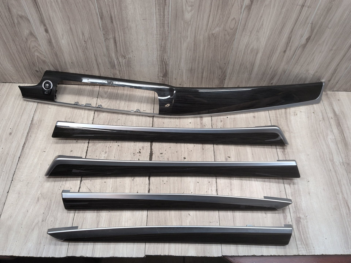 2011-2016 BMW M5 F10 Front Rear Left Right Interior Trim SET 7225548 OEM