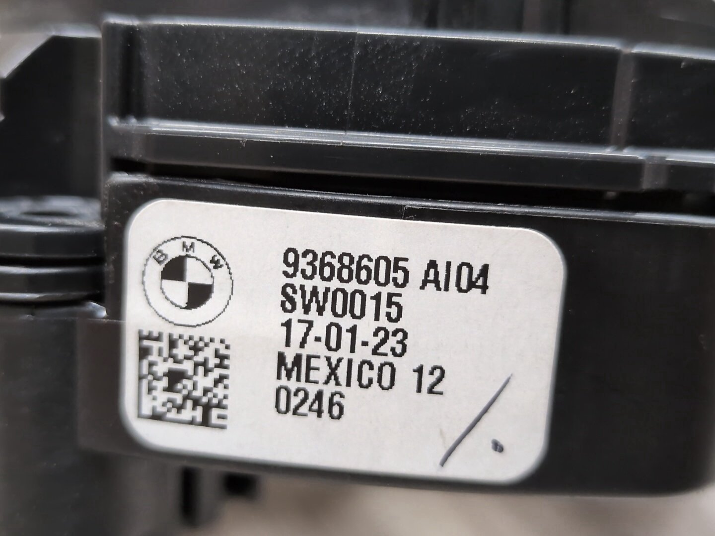 2014 - 2018 BMW X5 F85 Steering Wheel Sensor Clockspring 9368605 S63B44T2
