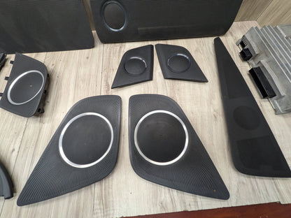 09-17 OEM AUDI A5 S5 BANG &amp; OLUFSEN Front Rear Door SUB Tweeter Speakers SET