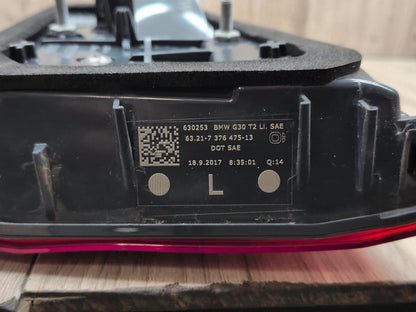 17-20 OEM BMW F90 G30 530 540 M550 M5 Rear Left Driver Inner Trunk Tail Light