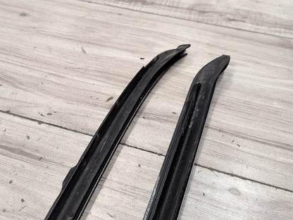2007-2013 BMW X5 E70 Front Left Right Side Windshield Drip Trim Molding SET 7250395