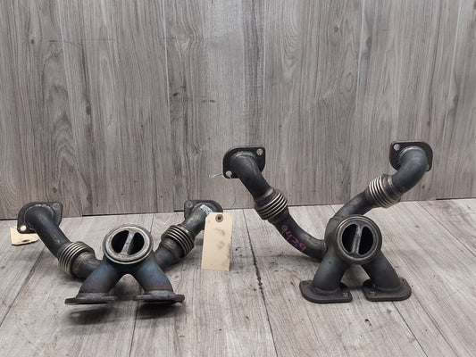 2014 - 2018 BMW X5 F85 Left Right Engine Motor Exhaust Manifolds SET 7849461 S63B44T2
