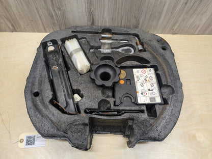 09-11 Mercedes-Benz SLK-Class R171 Emergency Spare Wheel Rim Tire Tool Kit SET