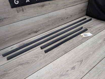 07-13 BMW X5 E70 Front Rear Left Right Exterior Door Trim Molding SET 7158533