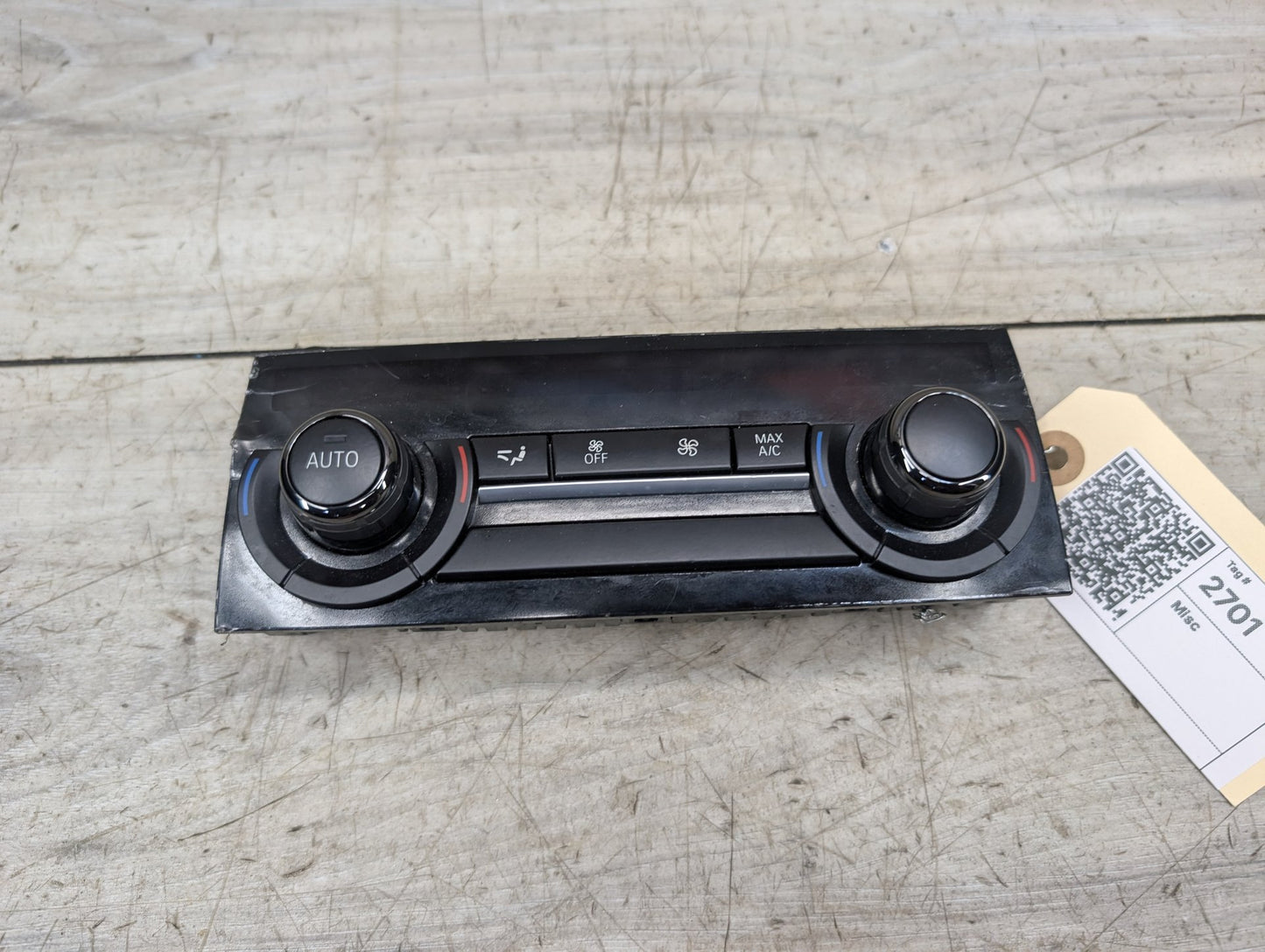 2014 - 2018 BMW X5 F15 Rear AC Heater Climate Control Switch 9332030 N63B44O1