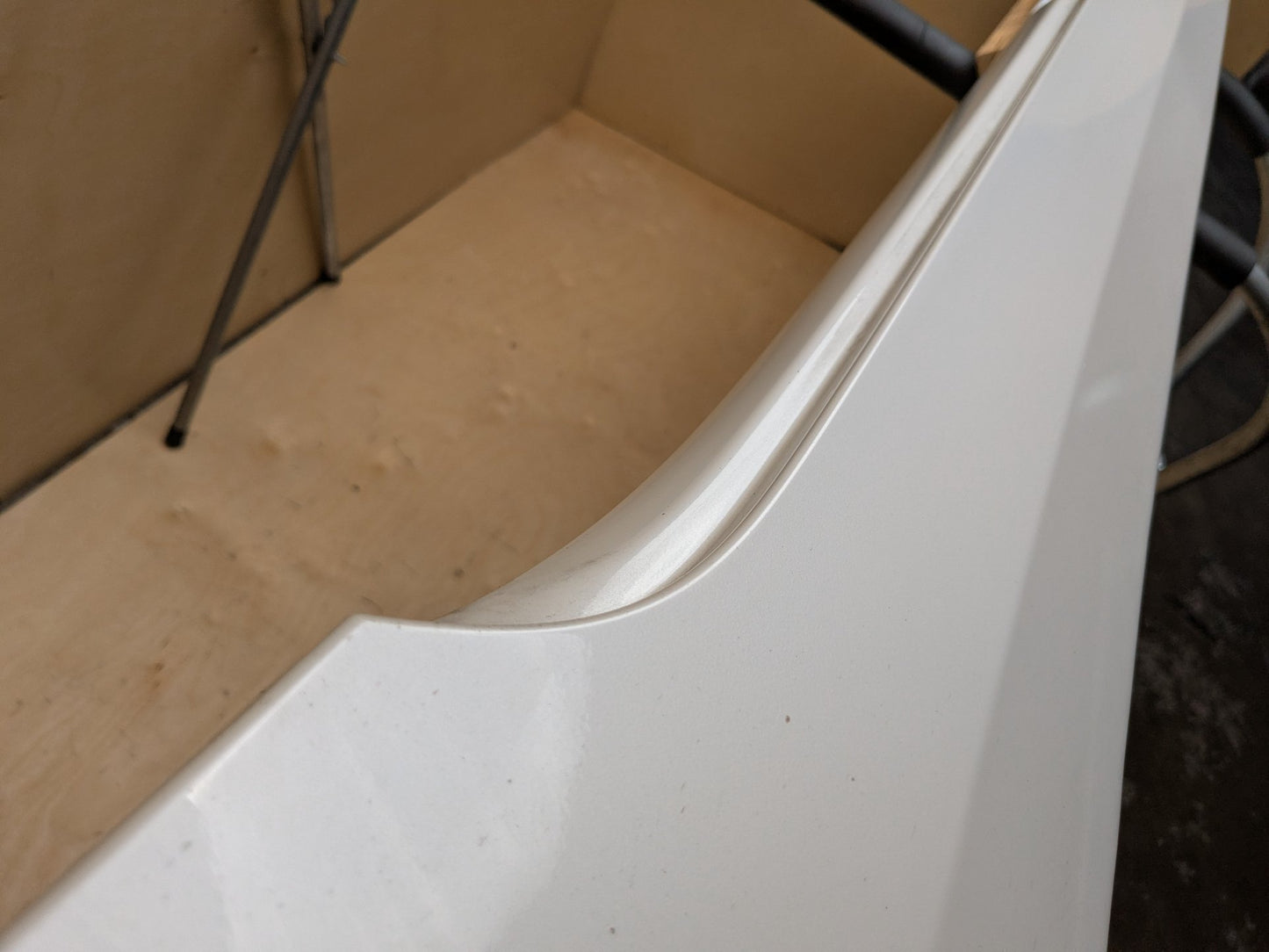 17-23 OEM BMW G30 530 540 Right Passenger Side Skirt Rocker Panel White A96