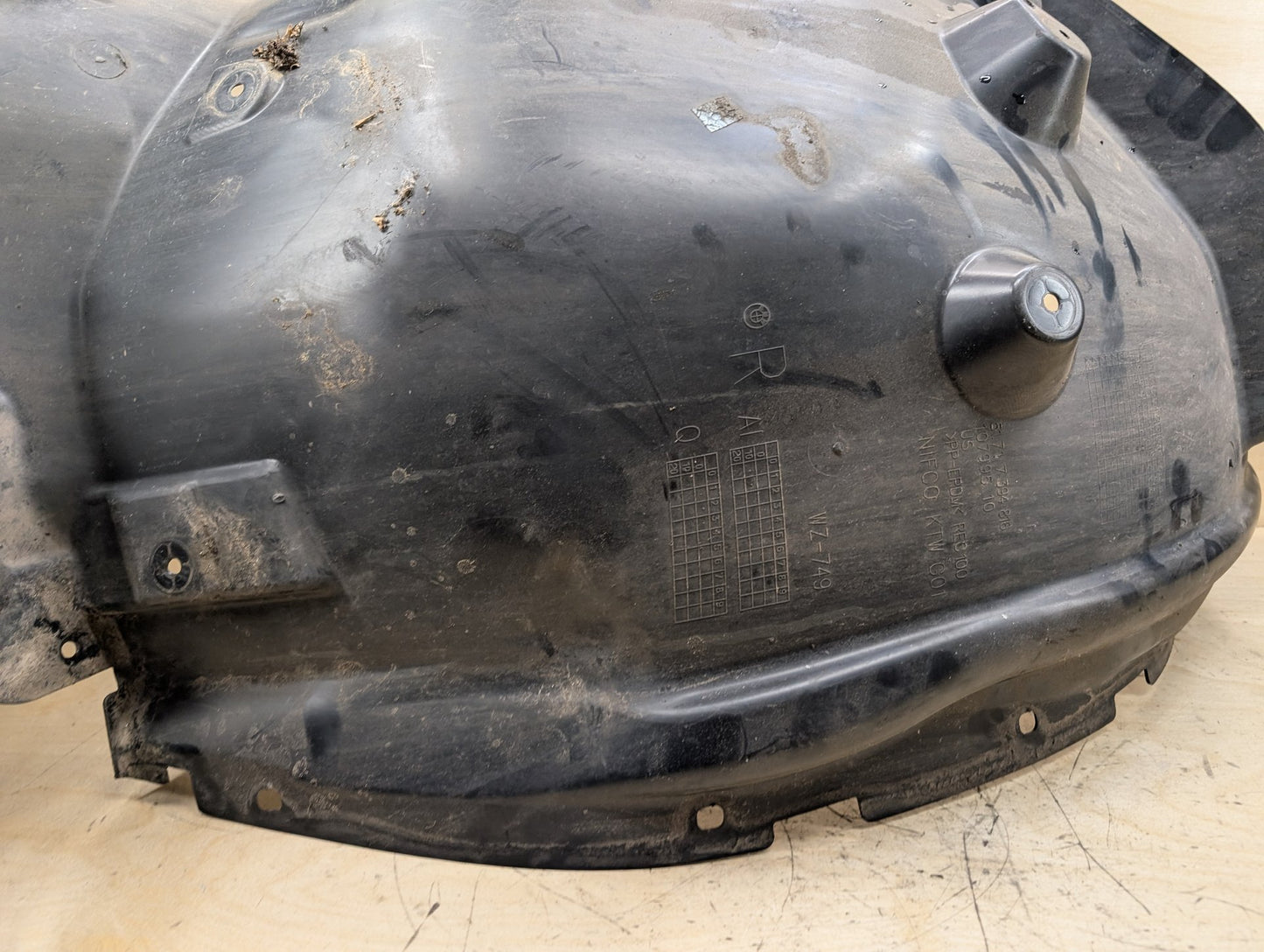 OEM BMW G01 G02 F97 F98 X3 X4 Right Passenger Fender Liner Wheel Splash Guard
