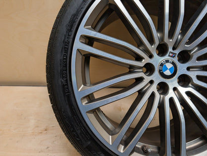 OEM BMW BMW G30 530 540 M550 Rear Wheel Rim Style 664M Silver R19x9" ET44