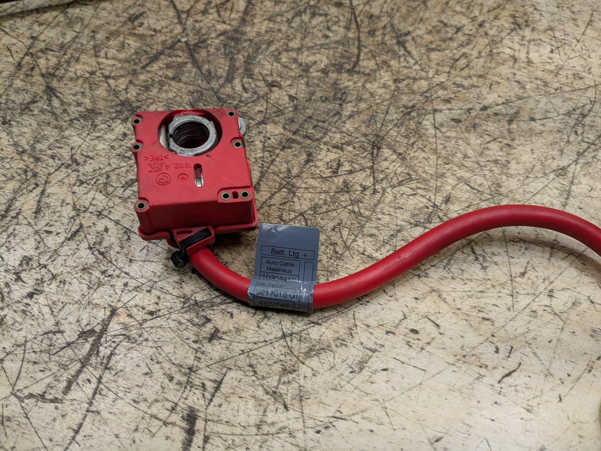 OEM BMW E82 E88 E90 E92 328 335 M3 Battery Plus Pole Terminal Positive Red Cable