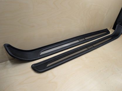 2007-2013 BMW 335i E93 Front Left Right Scuff Plate Door Sill SET 7178597