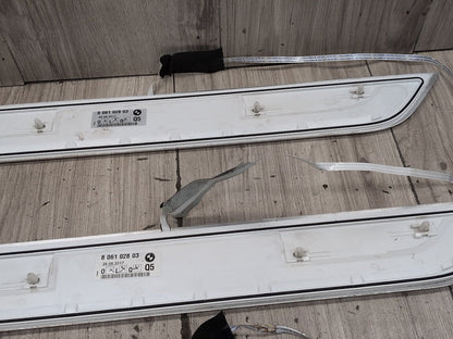 2016-2022 BMW 750i G12 Front Rear Left Right Scuff Plate Door Sill SET 8061043 OEM