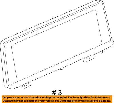 16-23 OEM BMW F39 F48 X1 X2 CID Central Information Display Screen Monitor 6.6"