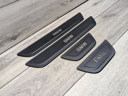 2011 - 2017 BMW X3 F25 Front Rear Left Right Scuff Plate Door Sill SET 7205597 N55B30M0