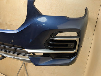 19-23 OEM BMW G05 X5 Front Bumper Cover w/ Lower Grilles Blue C1M PN:9492878