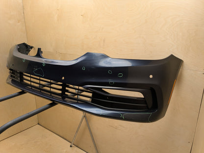18-20 BMW G30 530i 540i M550i Front Bumper Cover Panel w/ Grilles Black