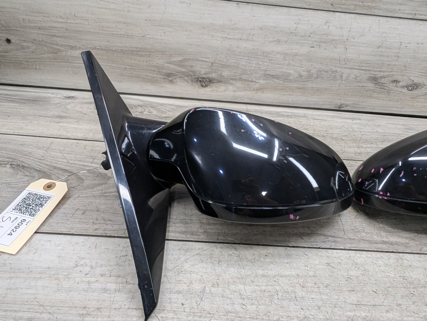 2008-2013 BMW 128i E82 Front Left Right Side Mirror Assembly BlackSET 7268305