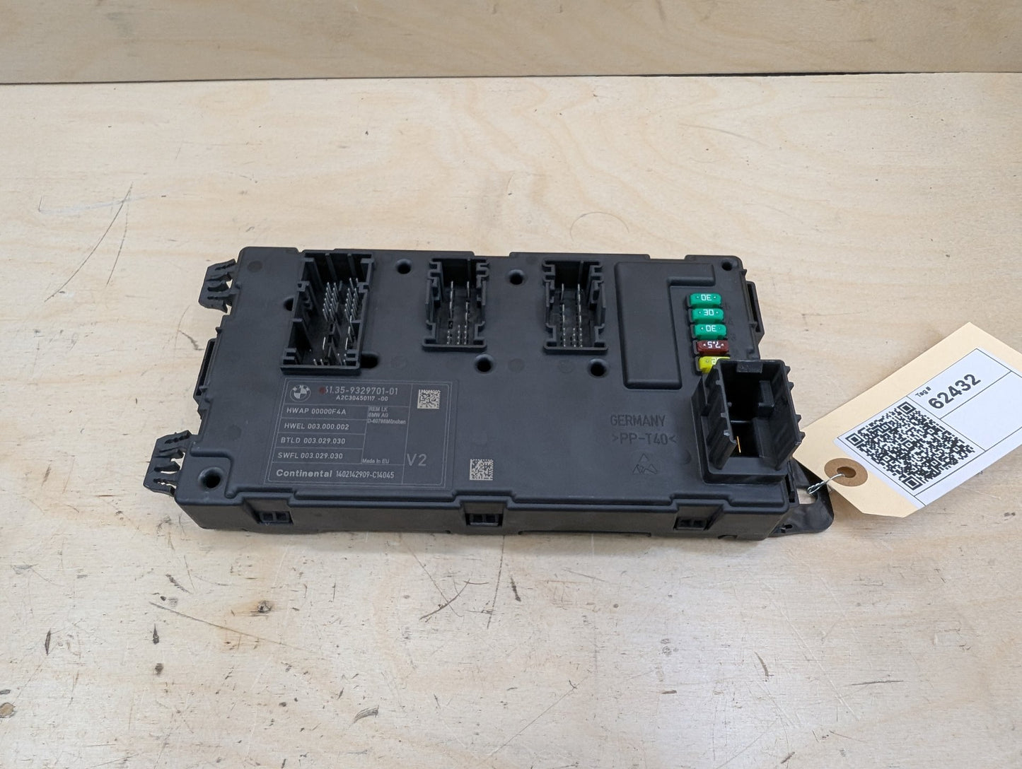 12-18 OEM BMW F30 F32 F34 REM Rear Body Control Unit Electronic Module BCM Box