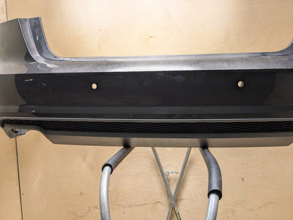 2016-2018 Audi A6 C7 Rear Bumper Cover w/ PDC Holes Black 4N/X7U