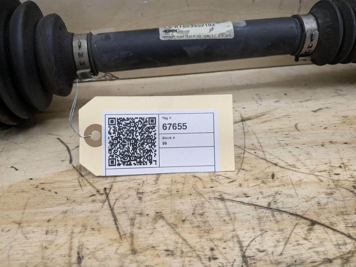 16-19 OEM BMW G11 G12 750iX B7 Front Left Driver Side Output Half Shaft CV Axle