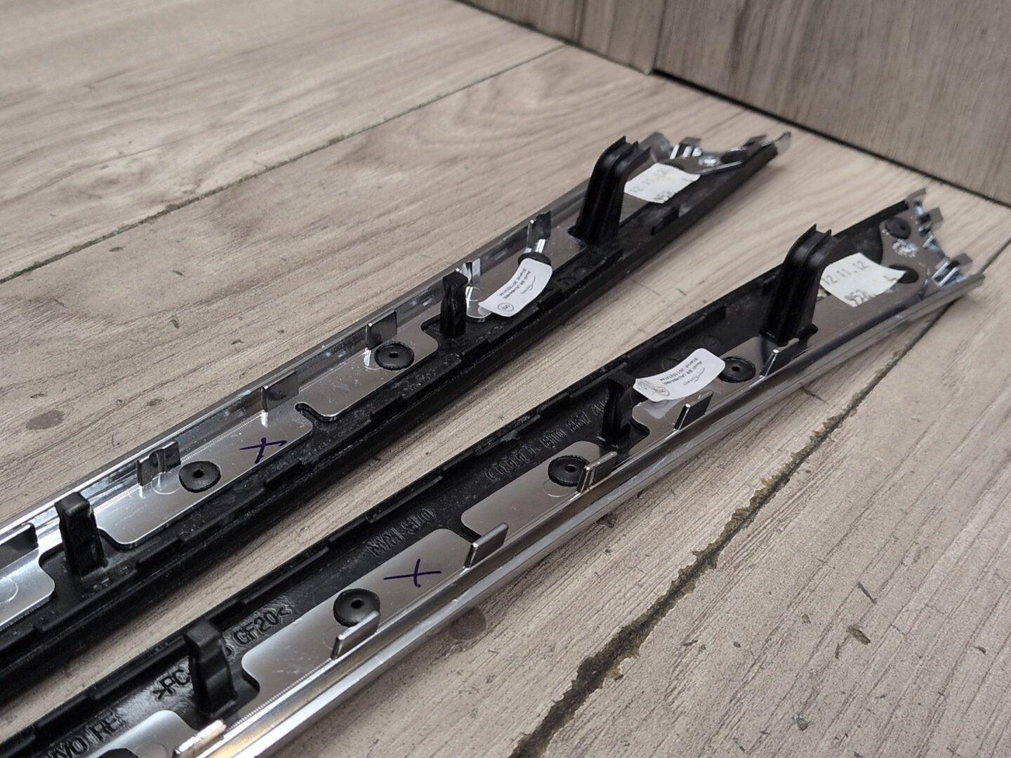 08-17 OEM Audi S5 Center Console Shift Interior Door Trim Panel Carbon Fiber SET
