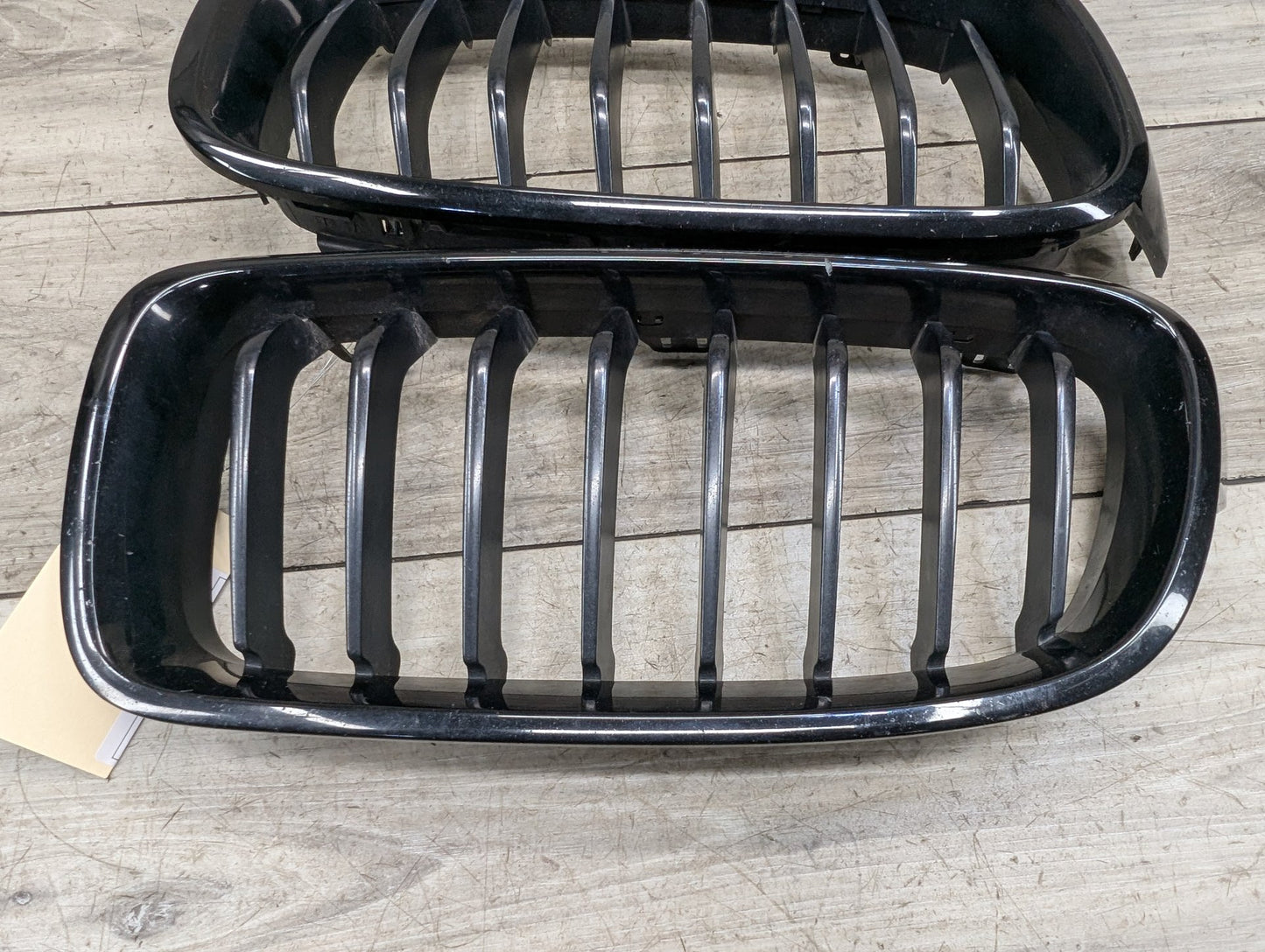 2012-2018 BMW 340i F30 Front Left Right Upper Bumper Cover Kidney Grilles SET 7405835