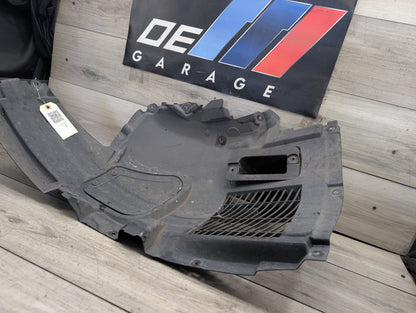 11-16 OEM BMW F10 528 535 550 Front Left Driver Fender Liner Wheel Splash Shield