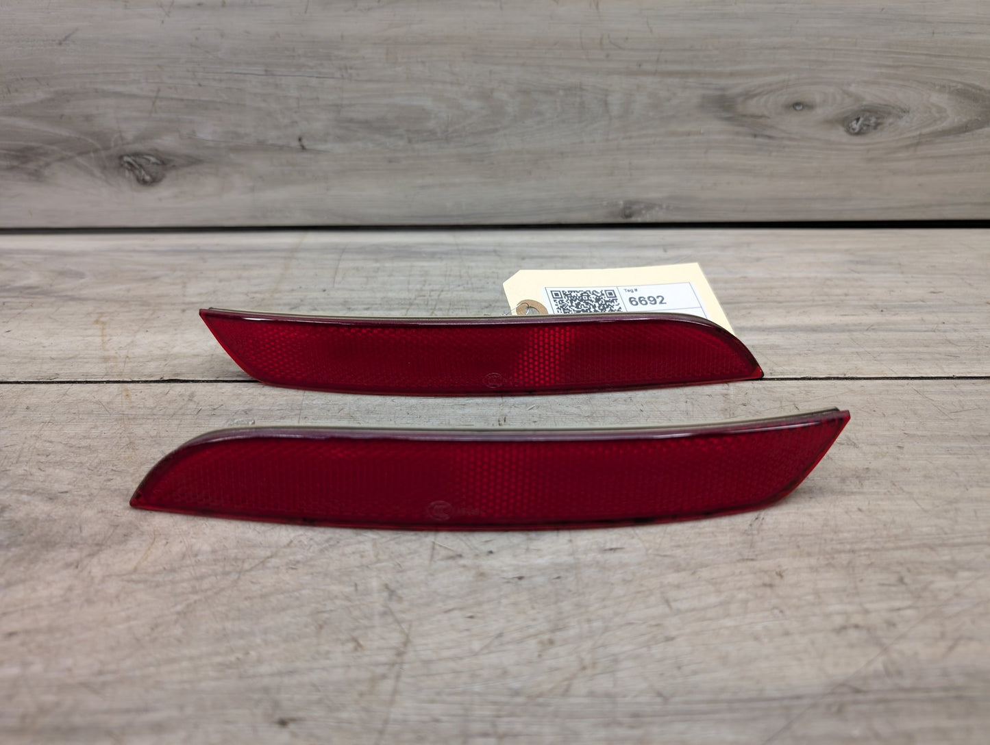 2009-2015 BMW 750Li F02 Rear Left Right Bumper Reflectors SET 7182191