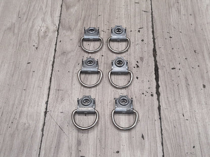 2009-2012 Mercedes-Benz E550 W212 Rear Trunk Cargo Net Clasp Rings SET A2048602114 OEM