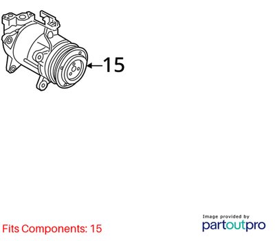 20-24 OEM BMW F44 228 M235 AC Compressor Air Conditioning Clutch A/C Pump Pulley