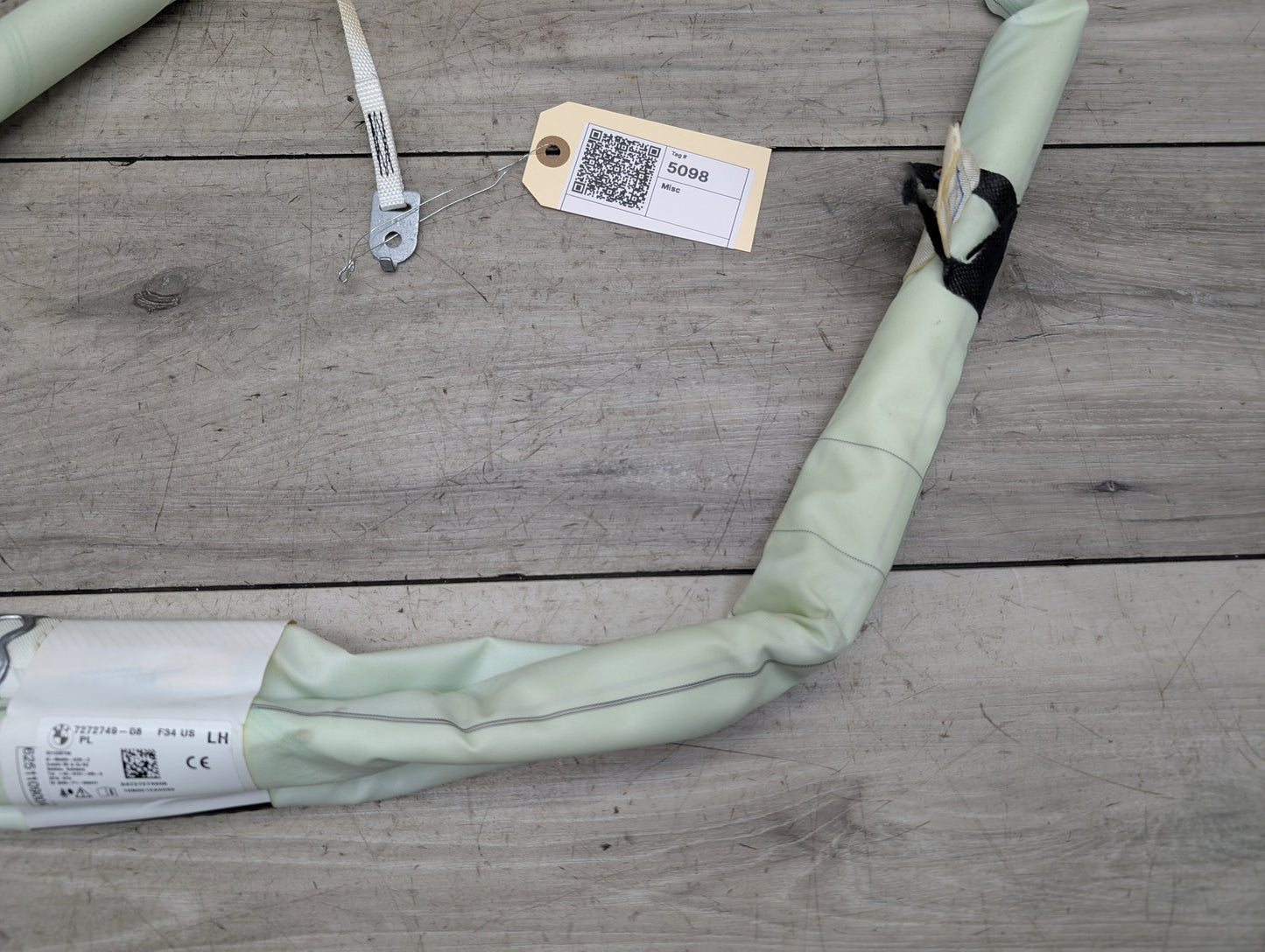 2014 - 2019 BMW 340 F34 Left Driver Curtain Roof Airbag Air Bag 7272749 B58B30M0