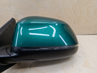 15-19 OEM BMW F16 X6 Left Driver Side Mirror Assembly Heated Auto Dip