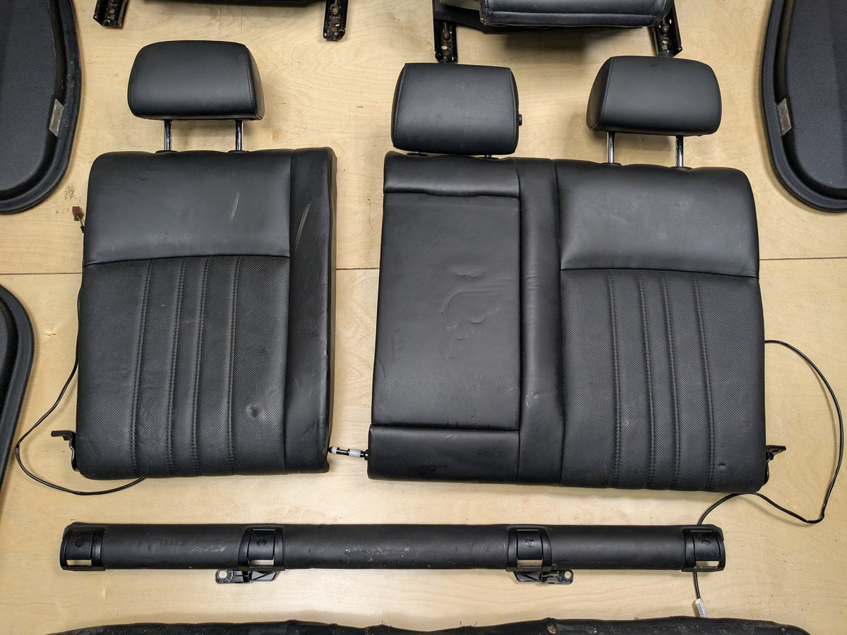 11-13 OEM BMW F10 M5 Front Rear Left Right Interior Seats Door Panels BLACK