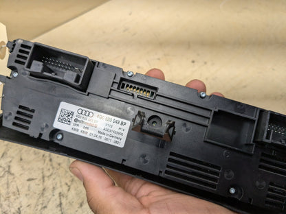 2012-2018 Audi A6 C7 Front AC Heater Climate Control Switch 4G0820043BP OEM