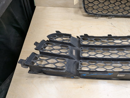 2011-2017 Audi RS5 8T Front Left Right Center Bumper Cover Grilles SET 8T0853651J OEM