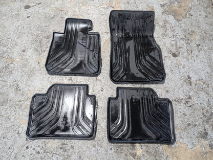 12-18 OEM BMW F30 F80 Front Rear Left Right All Weather Carpet Floor Mats SET