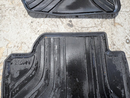 12-18 OEM BMW F30 F80 Front Rear Left Right All Weather Carpet Floor Mats SET