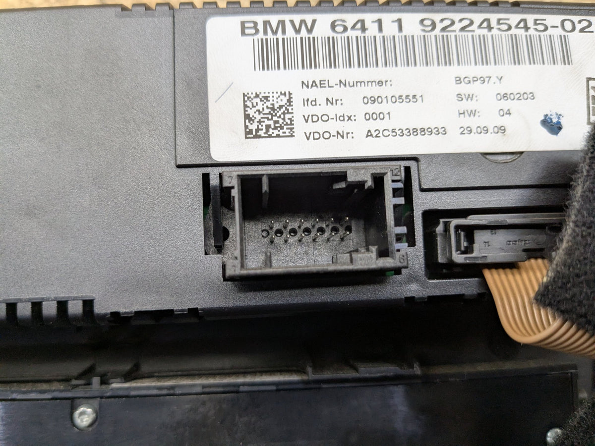 OEM BMW E82 E88 E90 E92 E93 M3 AC Air Conditioning Seat Climate Control Switch