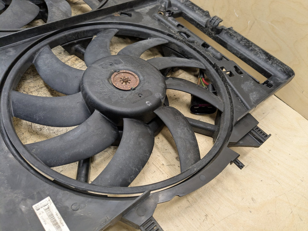 2012-2018 Audi A6 C7 Radiator Fan Shroud Assembly SET 8K0959455P